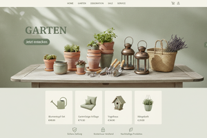 Heim & Garten Shop Mockup