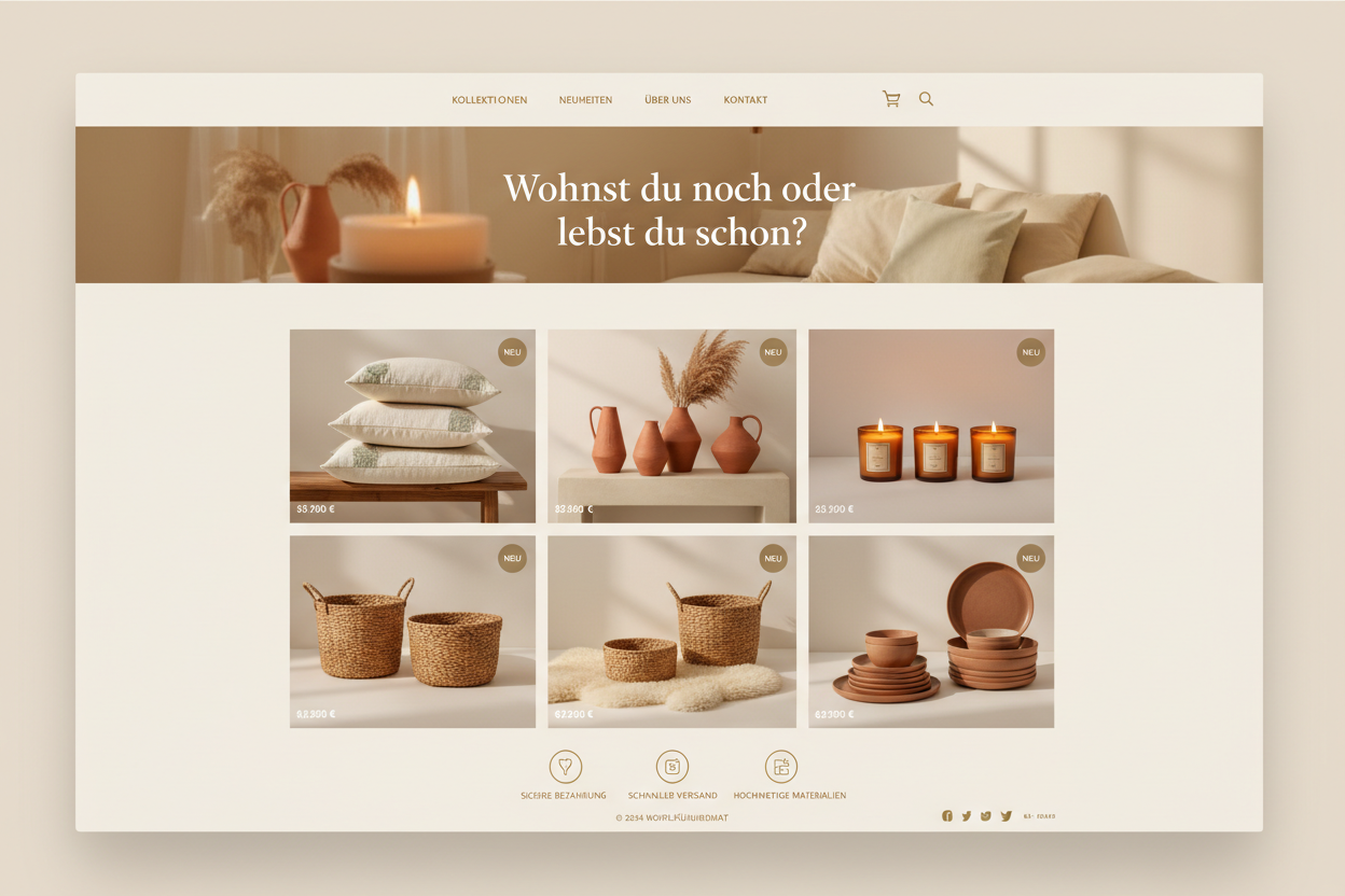 Home & Living Shop Demo